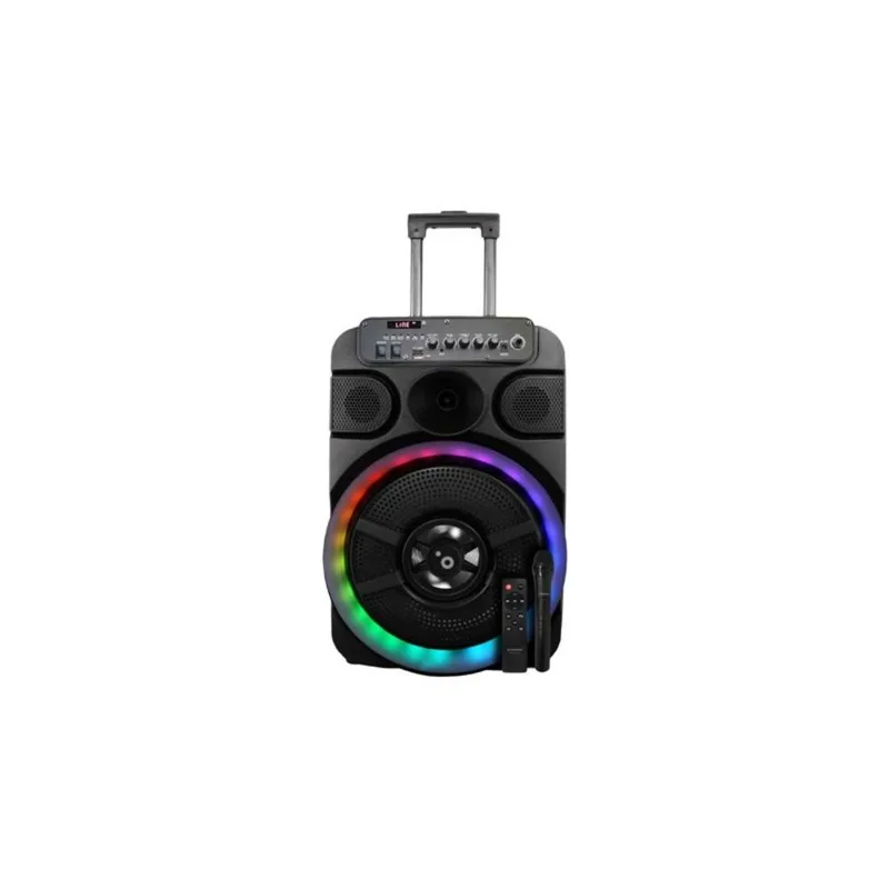 ALTAVOZ SUNSTECH MUSCLES 12 40W BLUETOOTH/AUX/TF/USB/FM TROLLEY KARAOKE