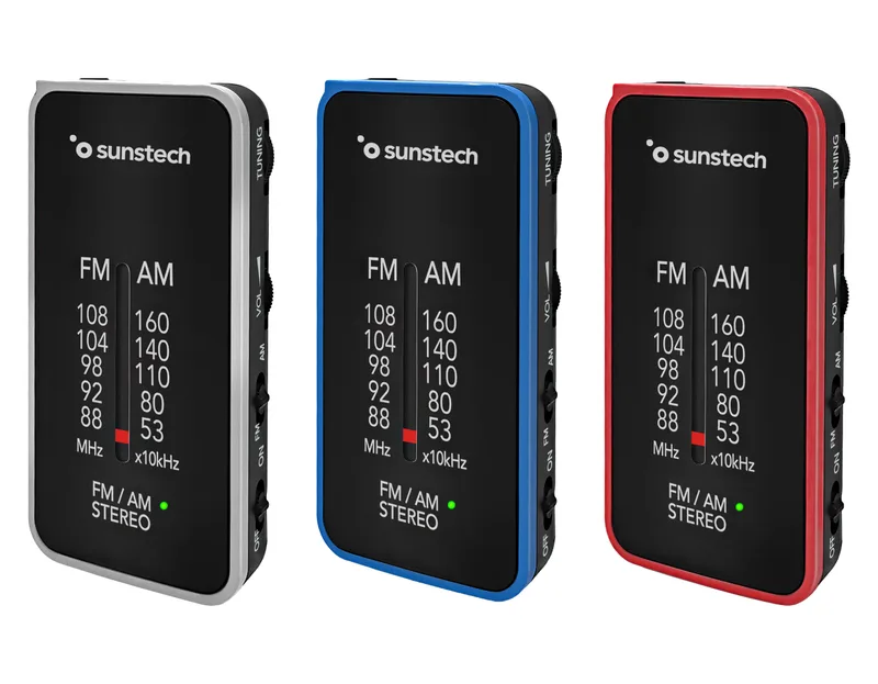 RADIO PORTATIL DE BOLSILLO SUNSTECH RPC6SL ANALOGICA AURICULARES - foto 4