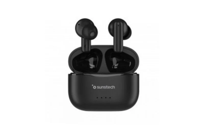 AURICULARES BLUETOOHT SUNSTECH WAVEPODSONE USB-C NEGRO - foto 2