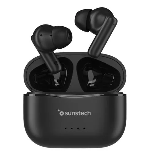 AURICULARES BLUETOOHT SUNSTECH WAVEPODSONE USB-C NEGRO - foto 3
