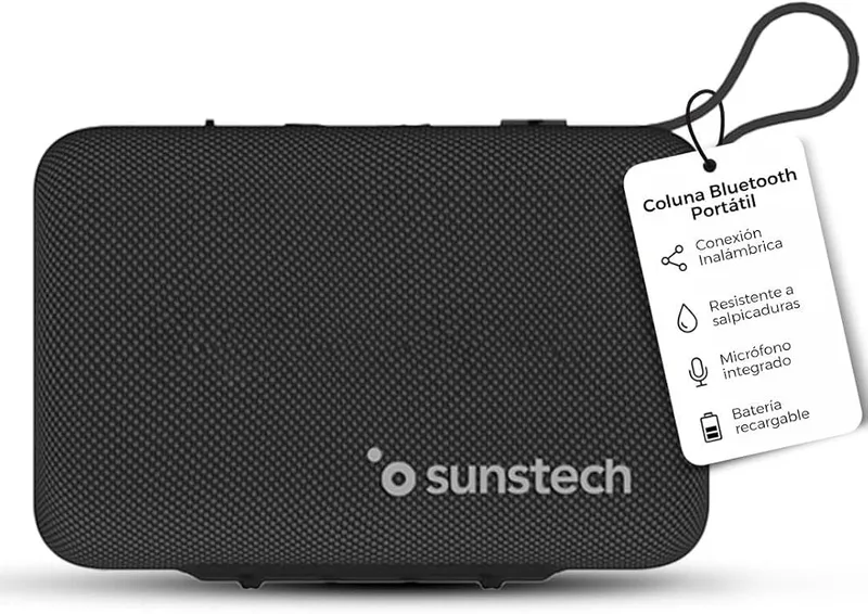 ALTAVOZ SUNSTECH GOBEATBK 5W BLUETOOTH/FM/TF/USB NEGRO - foto 2