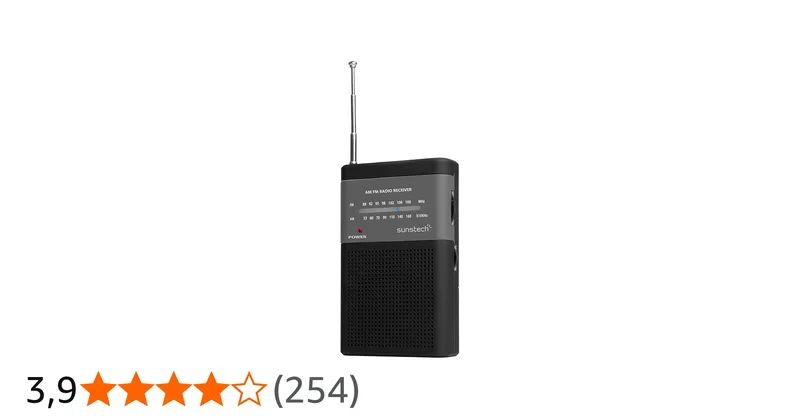 RADIO PORTATIL ANALOGICA SUNSTECH RPS412BK NEGRO - foto 2