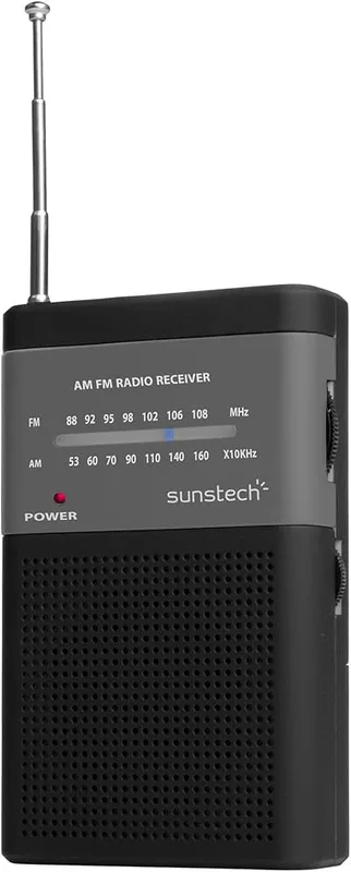RADIO PORTATIL ANALOGICA SUNSTECH RPS412BK NEGRO - foto 3