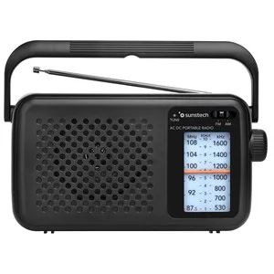 RADIO PORTATIL ANALOGICA SUNSTECH RPS412BK NEGRO - foto 4