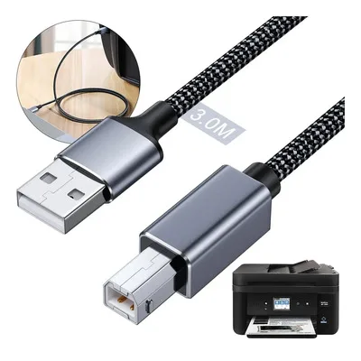 Nanocable Cable USB Nano Cable Usb2.0 A/m - Usb2.0 B/m 1.8m Beige Impresora - foto 2