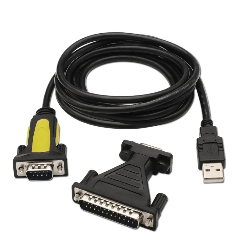 Nanocable Cable USB Nano Cable Usb2.0 A/m - Serie Rs232 Db9/m Db25/m 1.8m Negro - foto 3