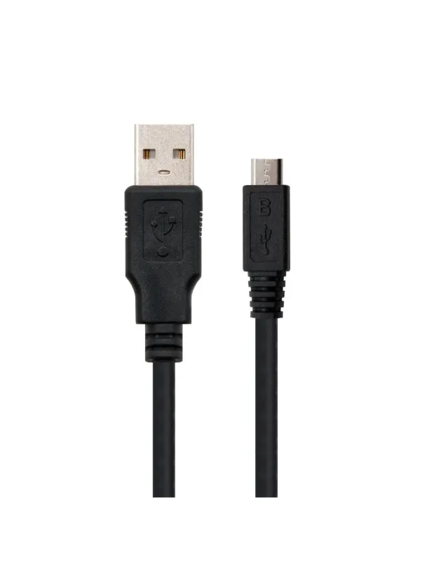 CABLE USB NANO CABLE USB2.0 A/M - MICRO USB2.0 B/M 0.80M NEGRO