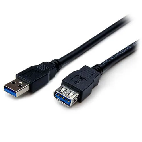 CABLE USB NANO CABLE USB3.0 A/M - USB3.0 A/H 1.0M NEGRO ALARGADOR