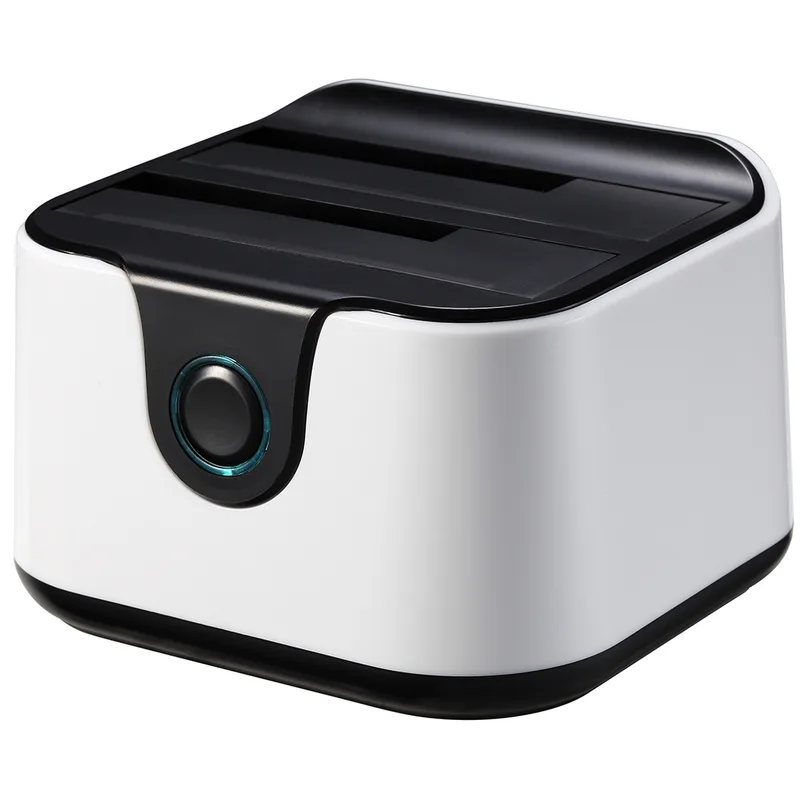 BASE CONECTORA TOOQ TQDS-802BW 2.5''/3.5'' SATA3 USB3.0 OTB BLANCA/NEGRA
