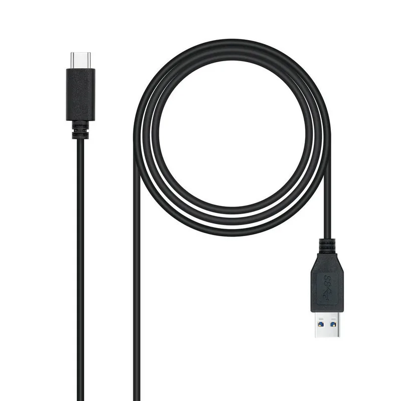 Nanocable Cable USB Nano Cable Usb3.1 A/m - Usb3.1 C/m Gen2 1.0m Negro - foto 3