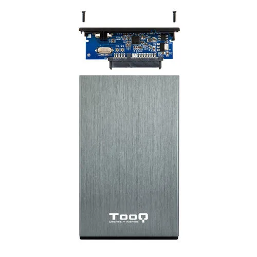 CAJA HDD TOOQ TQE-2527G 2.5'' SATA USB3.0/3.1 9,5MM GEN1 GRIS - foto 3