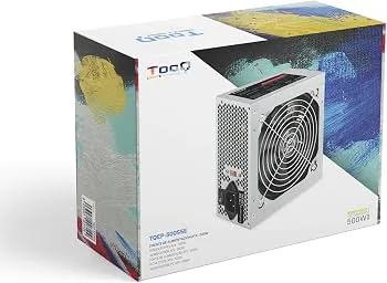 FUENTE ALIMENTACION 500W TOOQ PFC-ACTIVO 4SATA 12CM ATX
