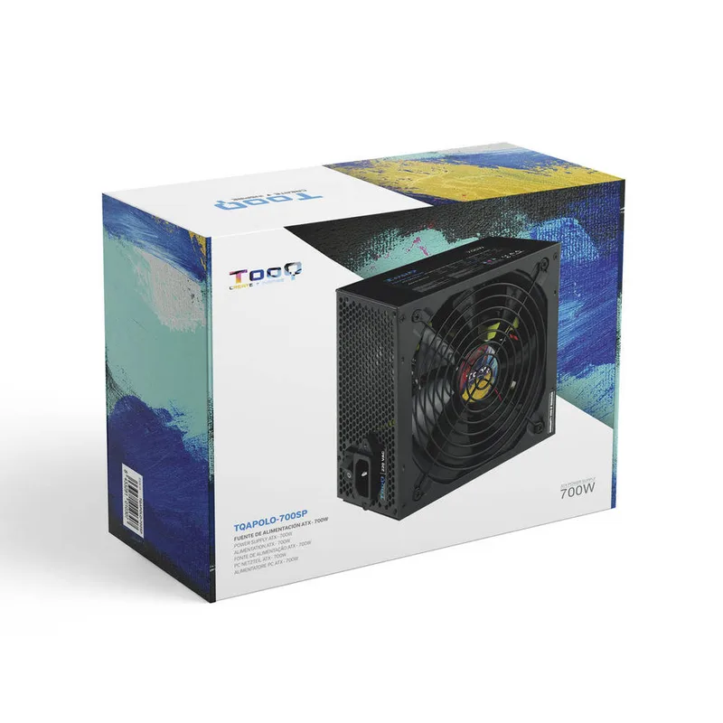 FUENTE ALIMENTACION 700W TOOQ PFC-ACTIVO 5SATA 14CM ATX - foto 2