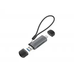 LECTOR TARJETAS TOOQ TQR-3001G USB3.0/USB-C GRIS - foto 3