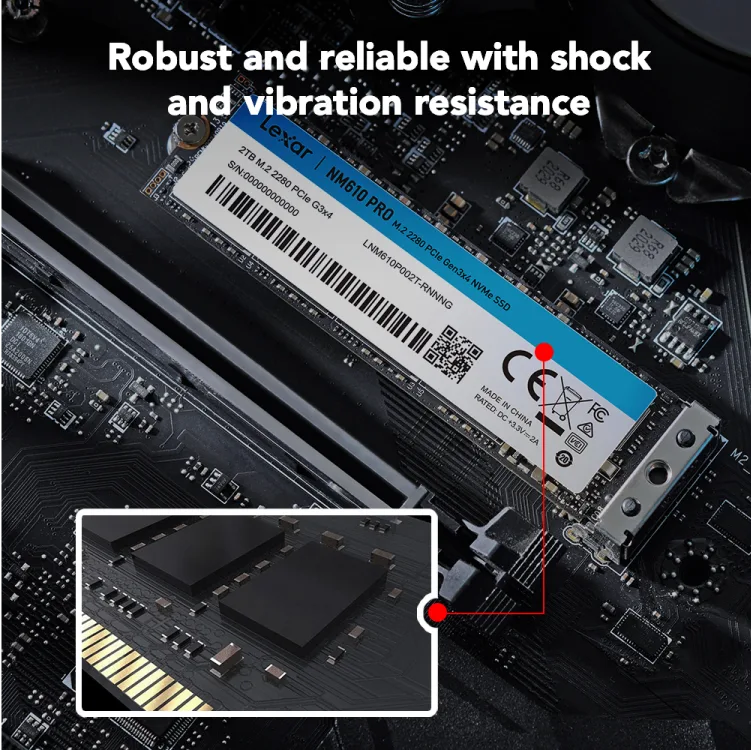 SSD LEXAR M.2 1T 4PCIE3.0 NM610 PRO - foto 4