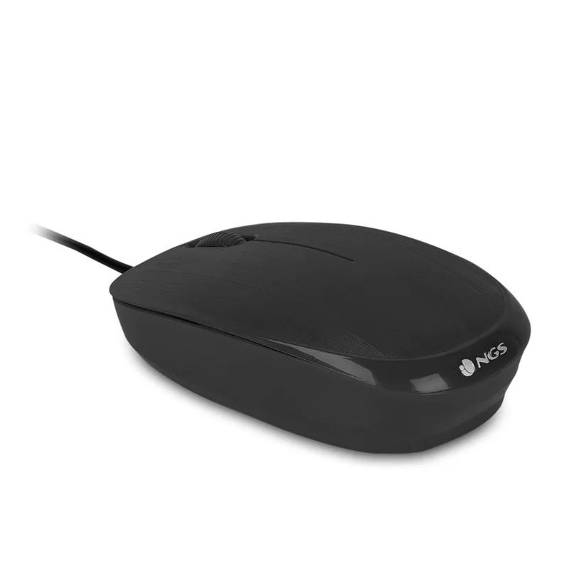 RATON NGS FLAME BLACK OPTICO 1000DPI USB BLACK - foto 3
