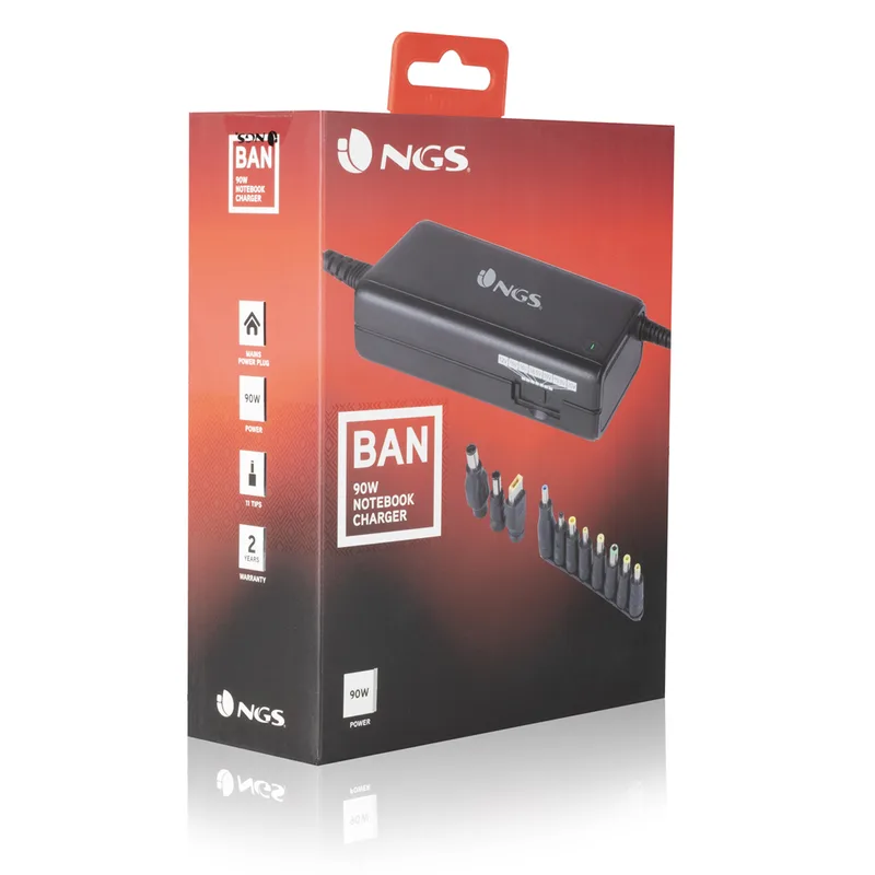 CARGADOR NGS BAN 90W - 11 PUNTAS - foto 4