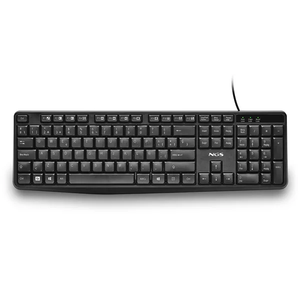 TECLADO NGS FUNKY V4 USB NEGRO