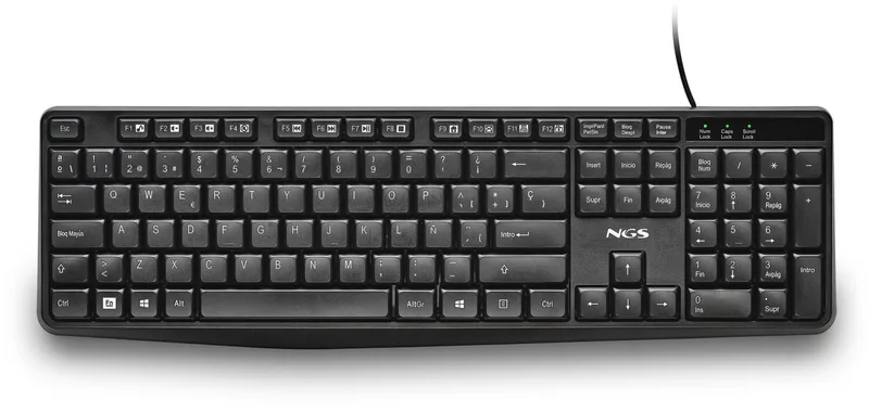Teclado NGS Funky V4 USB Negro - foto 2