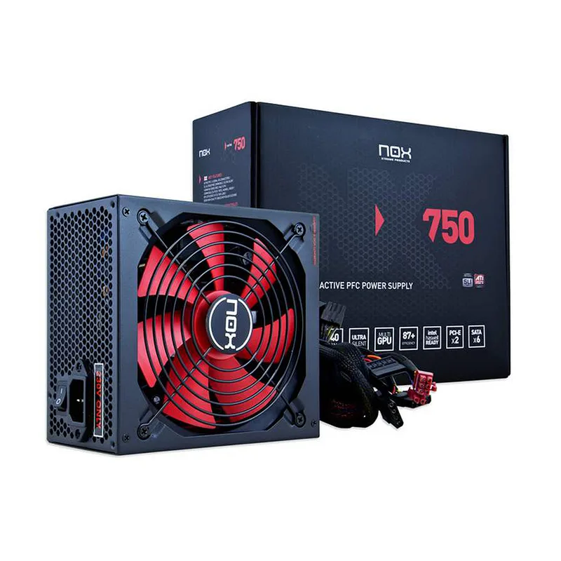 FUENTE ALIMENTACION 750W L-LINK PFC-ACTIVO 80+ 4SATA 14CM ATX - foto 4