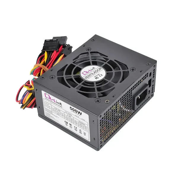 FUENTE ALIMENTACION 500W L-LINK LL-PS-MICRO-500-CAB 3SATA 8CM MICRO ATX