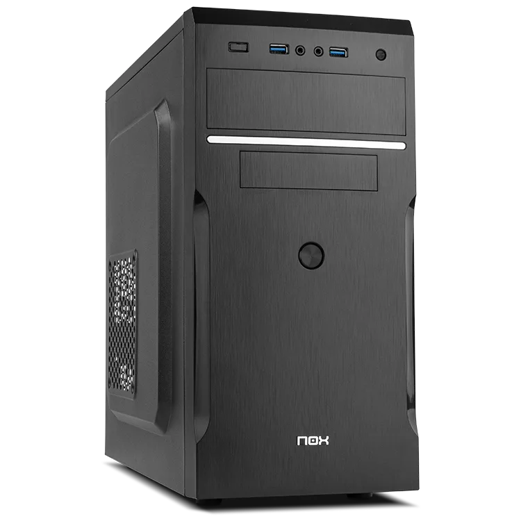 CAJA MINITORRE/MICRO-ATX NOX FORTE S/FUENTE USB3.0 NEGRA