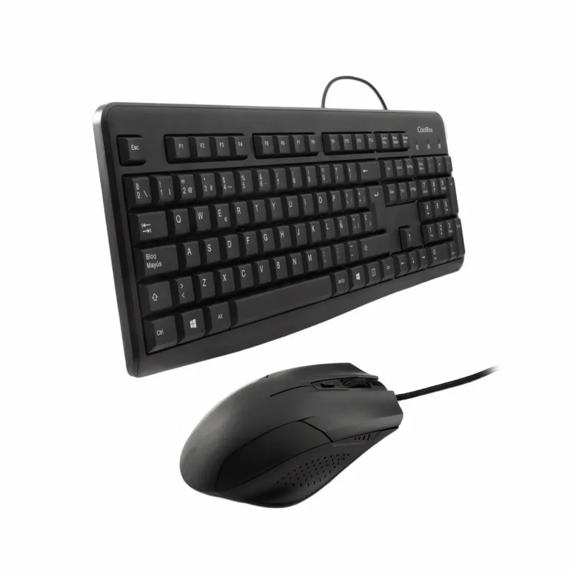 COMBO TECLADO/RATON COOLBOX KTR-01U USB NEGRO - foto 4