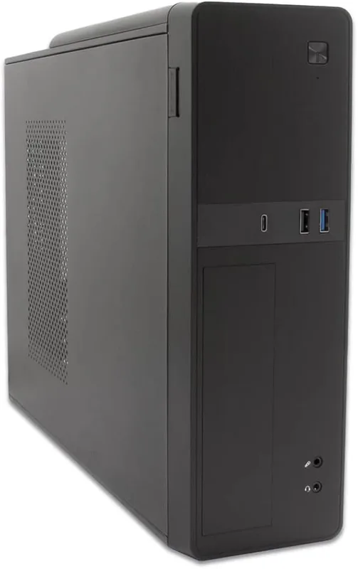 CAJA SEMITORRE/MICRO-ATX COOLBOX T310 SLIM 500W USB3.0 NEGRO - foto 4