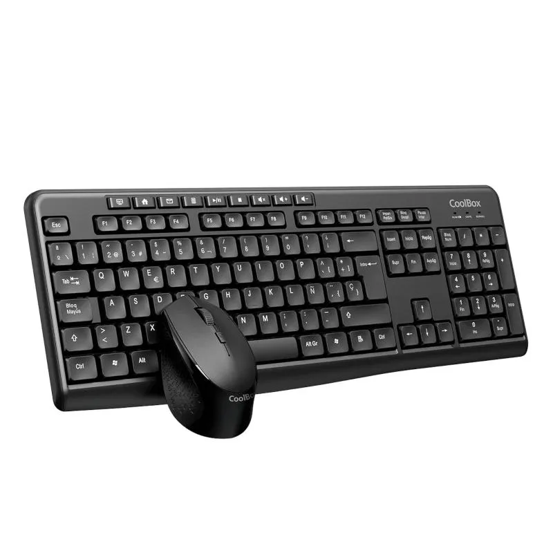 COMBO TECLADO/RATON COOLBOX USB NEGRO (PC-CASE) - foto 3