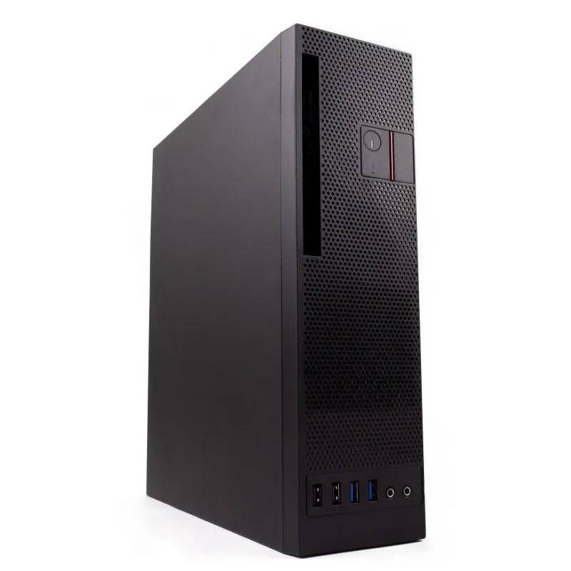 CAJA SEMITORRE/MICRO-ATX COOLBOX T360 SLIM 300W 80+ USB3.0 NEGRO
