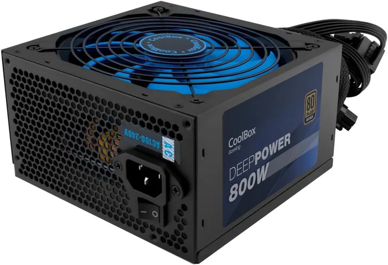 Deepgaming Fuente Alimentacion 800W Coolbox Deeppower Pfc-activo 80+bronze 6SATA 14CM ATX - foto 2