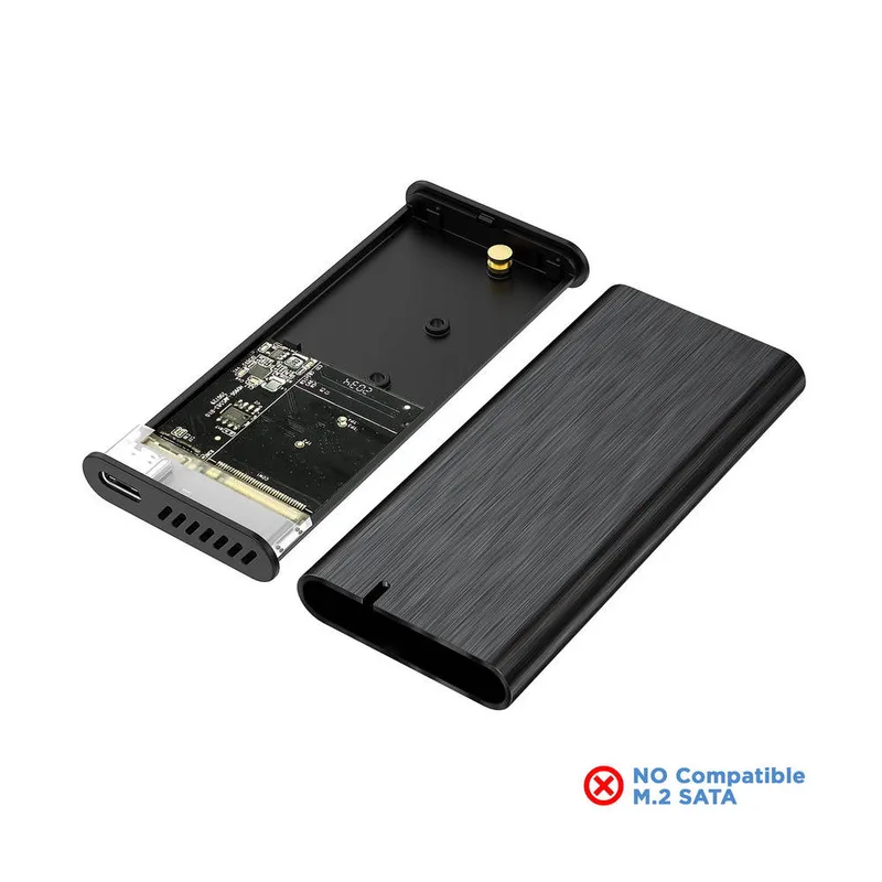 CAJA SSD AISENS M.2 ASM2-008B USB3.2 GEN2 NFGG/NVME NEGRA - foto 2