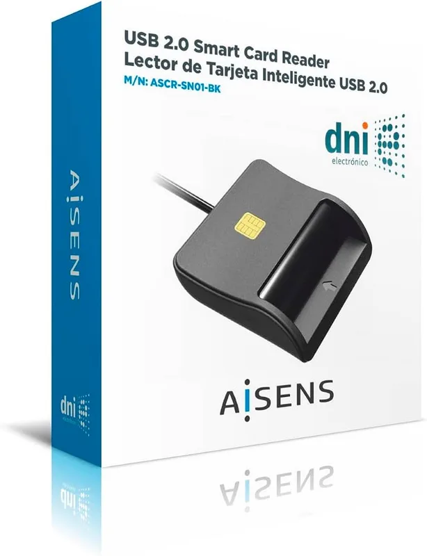 MULTILECTOR EXTERNO USB2.0 AISENS DNIE NEGRO - foto 3