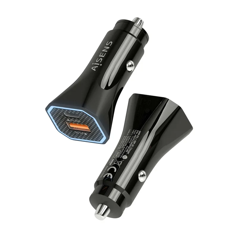 CARGADOR COCHE AISENS 18W NEGRO - foto 3