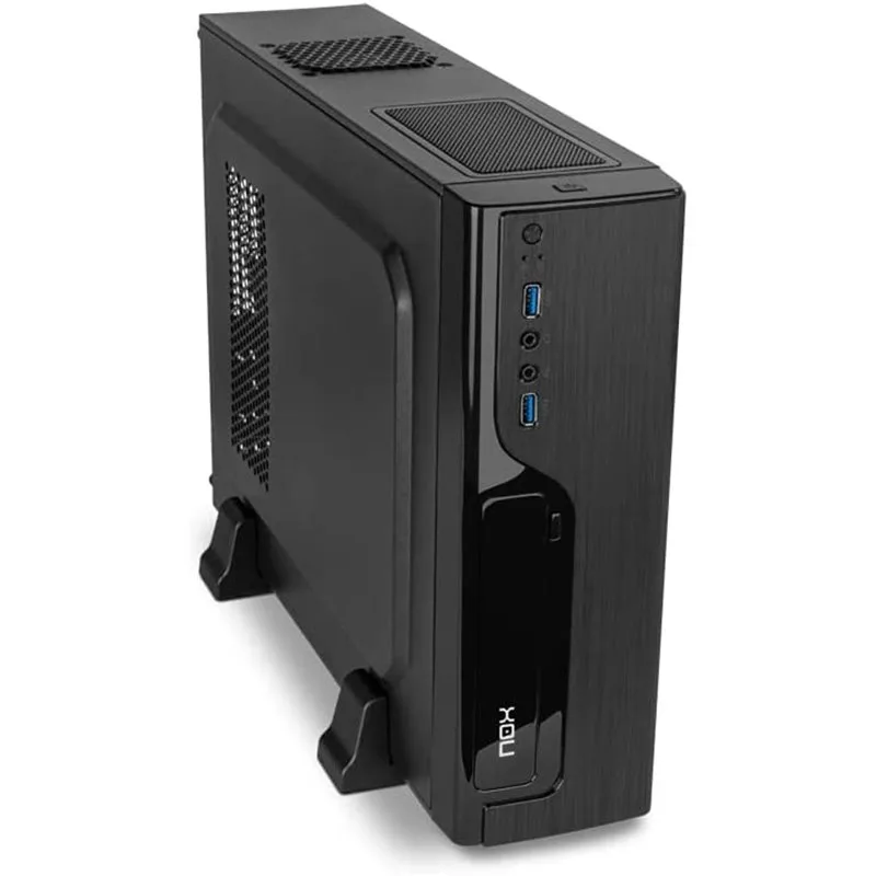 CAJA SOBREMESA/MICRO-ATX NOX LITE070 SLIM 500W 2USB3.0 NEGRA - foto 2
