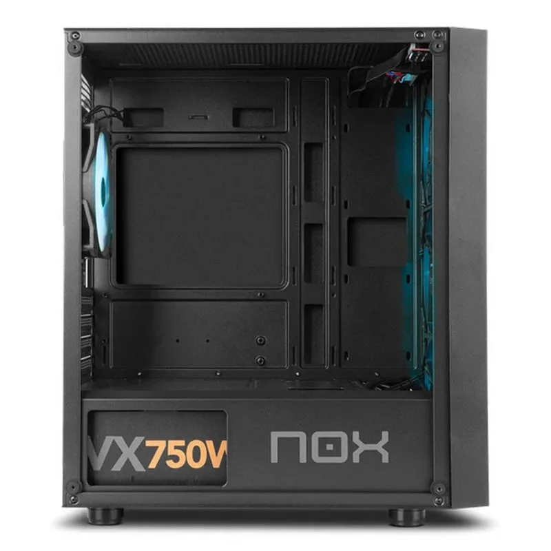 CAJA MINITORRE/MICRO-ATX NOX INFINITY EPSILON S/FUENTE USB3.0 NEGRA A-RGB - foto 3