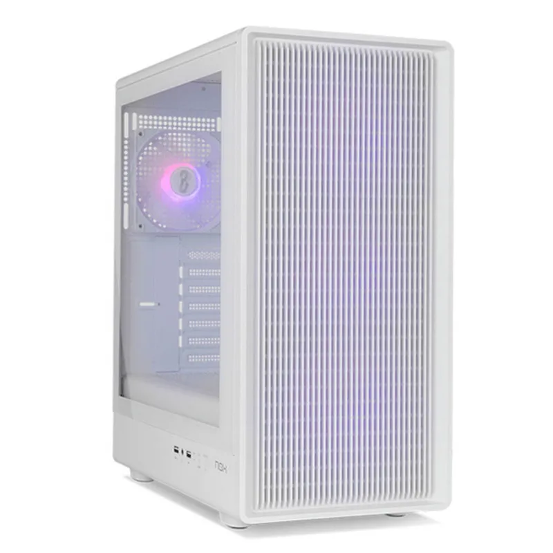 CAJA SEMITORRE/ATX NOX INFINITY IOTA S/FUENTE USB3.0 BLANCA ARGB C/VENTANA