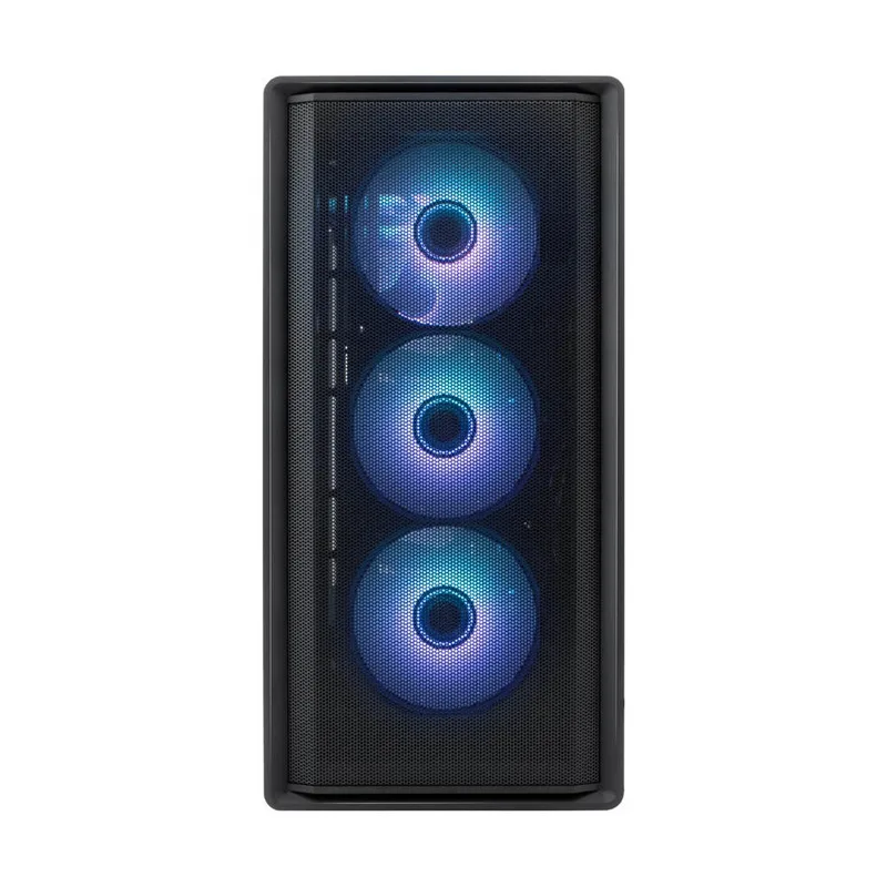 CAJA SEMITORRE/ATX COOLBOX GA700 DARKSIDE S/FUENTE USB-C NEGRA C/VENTANA - foto 2