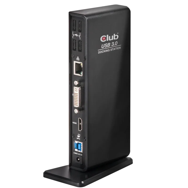 DOCKING CLUB 3D USB-A/DVI/DP/HDMI NEGRO