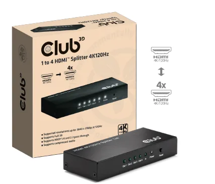 SPLITTER CLUB 3D 1xHDMI A 4xHDMI 4K60HZ - foto 3