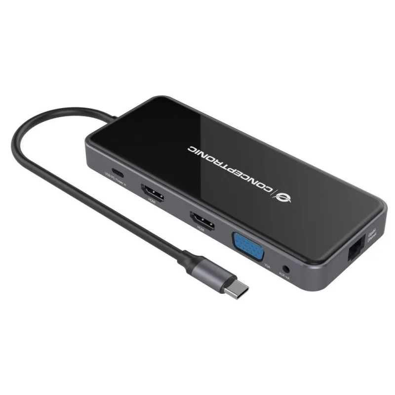 DOCKING CLUB 3D 12EN1 USB-C 100W NEGRO - foto 2