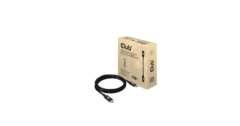Club-3d Cable Usb4 Club 3D Certificado Type-c 4k60hz Data 20GBPS PD 240w(48v/5a) EPR M/m 2M - foto 2