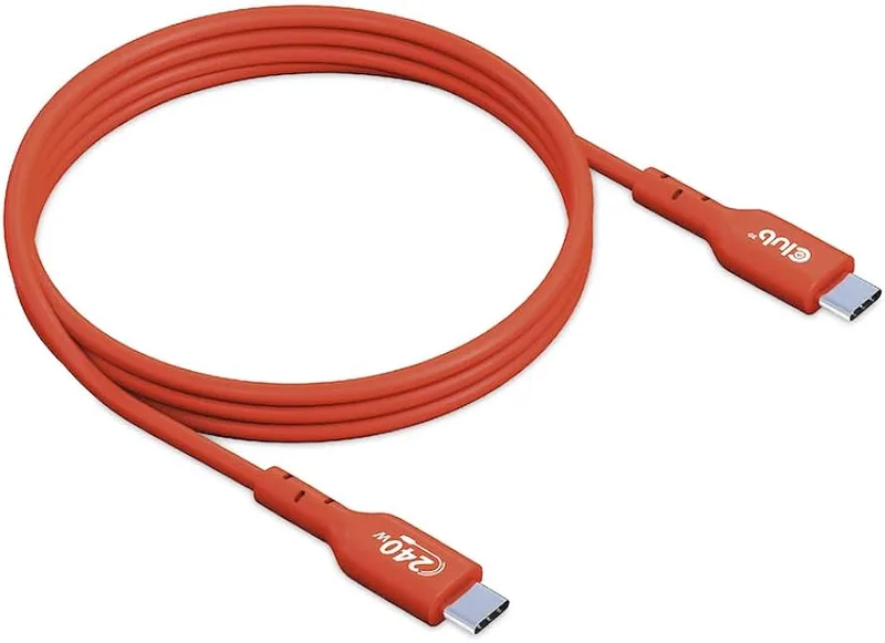 Club-3d Cable Usb4 Club 3D Certificado Type-c 4k60hz Data 20GBPS PD 240w(48v/5a) EPR M/m 2M - foto 4