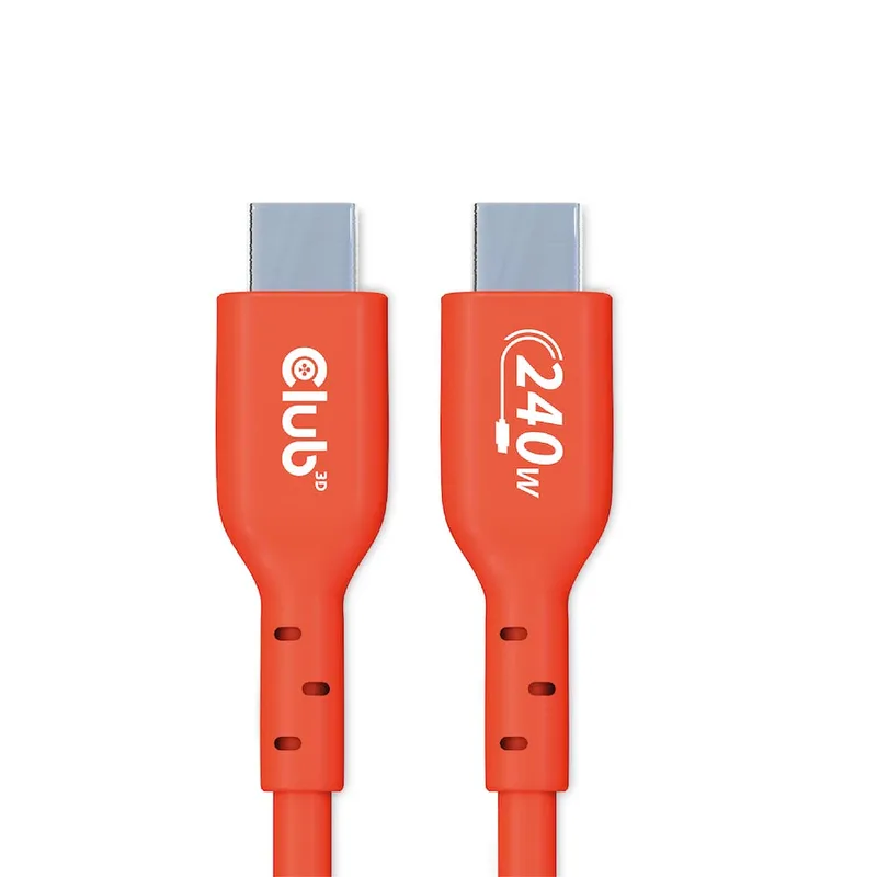 Club-3d Cable Usb2 Type-c Club 3D Certificado Data 480MB PD 240w(48v/5a) EPR M/m 1M - foto 3