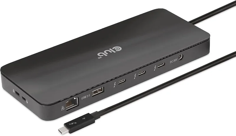 DOCKING CLUB 3D STATION THUNDERBOLT 4 12EN1 2xHDMI 1xDP 2.5GB ETHERNET - foto 4