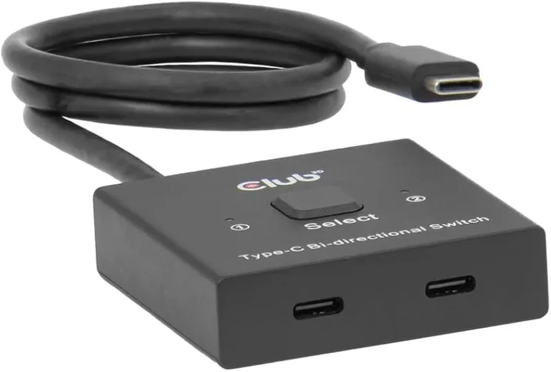 SWITCH CLUB 3D USB-C BIDIRECCIONAL DE VIDEO+DATOS+PD