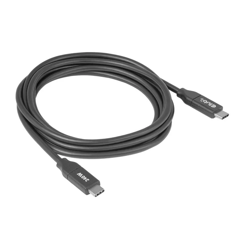 CABLE USB-C CLUB 3D CARGA SEGURA 240W NO DATA 2M/6.56FT