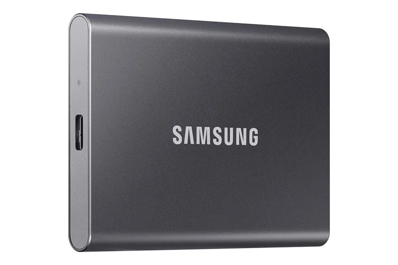 Disco Sólido SSD Externo SAMSUNG 2TB T7 USB3.2 GRIS - foto 4