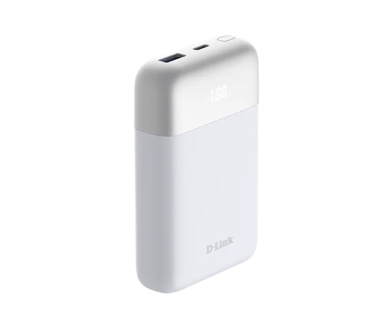 POWERBANK D-LINK DPP-101 18W 10000MAH USB-A/USB-C CARGA RAPIDA BLANCO