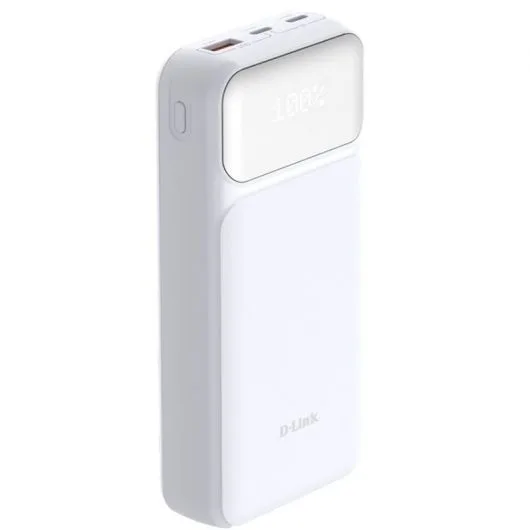 POWERBANK D-LINK DPP-201 65W 20000MAH USB-C/2*USB-A BLANCO